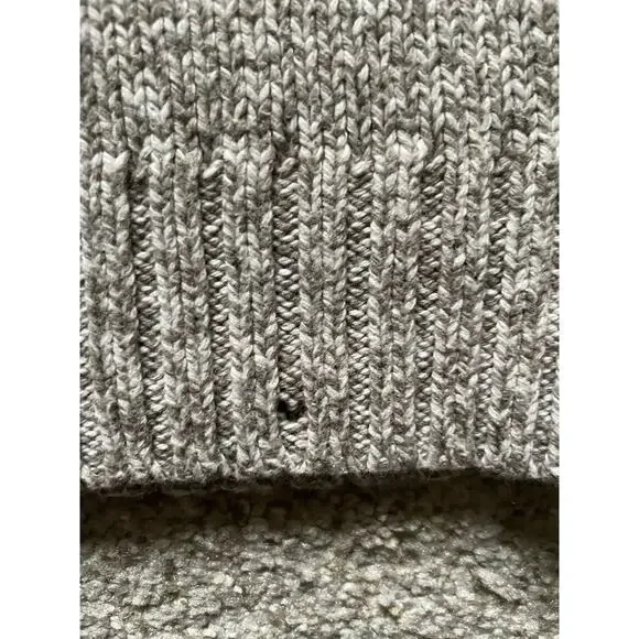 American Eagle Chunky Knit Fisherman Sweater Size Small Cotton/wool Academia AE - Picture 8 of 10